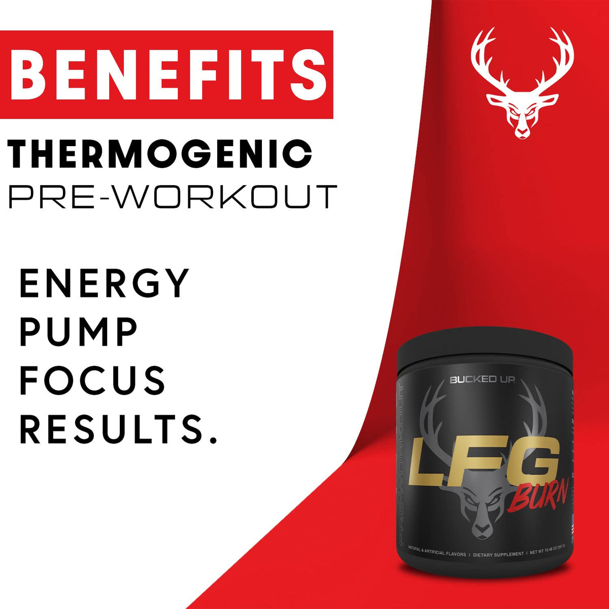 Bucked Up LFG Pre Workout - Supplement Powder for Energy
