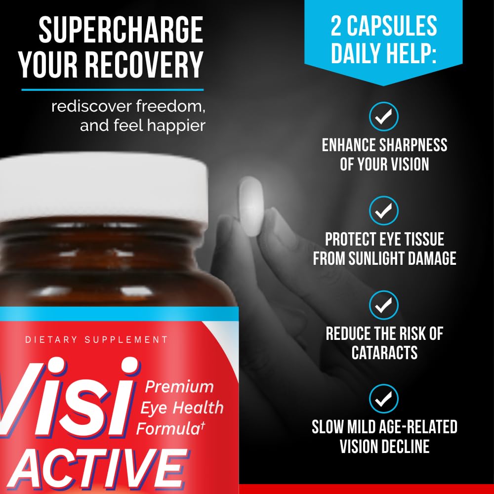 VisiActive Vision Support Supplement - 180 Capsules - image 4