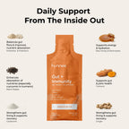 Hunnee H Gut + Immunity Raw Honey Ginger Spice - 14 x 21g - image 2