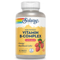 SOLARAY Vitamin B-Complex Chewables Strawberry for Energy - 50 Tablets