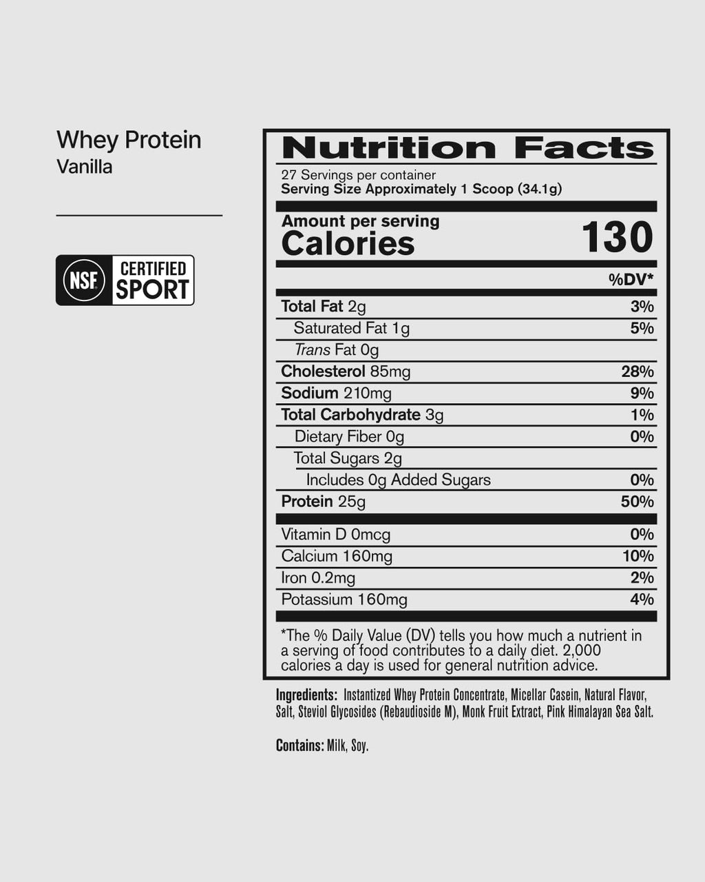 BARE PERFORMANCE NUTRITION Whey Parent