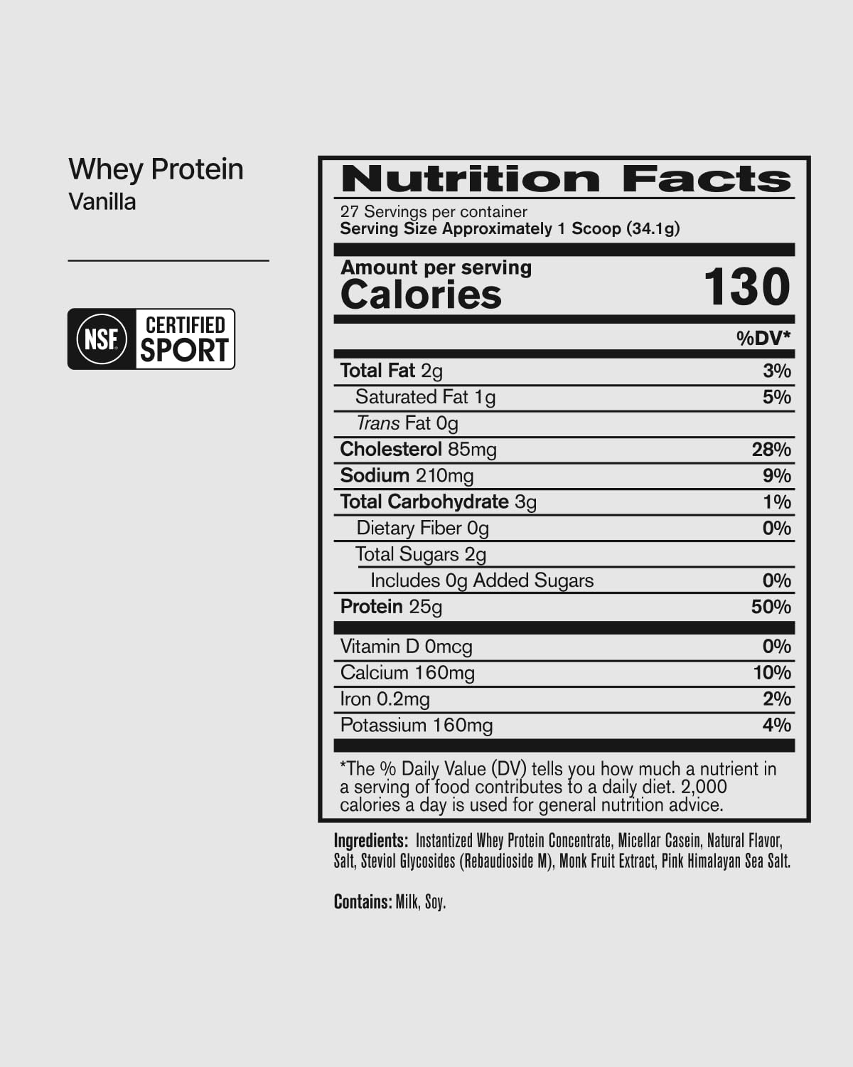 BARE PERFORMANCE NUTRITION Whey Parent