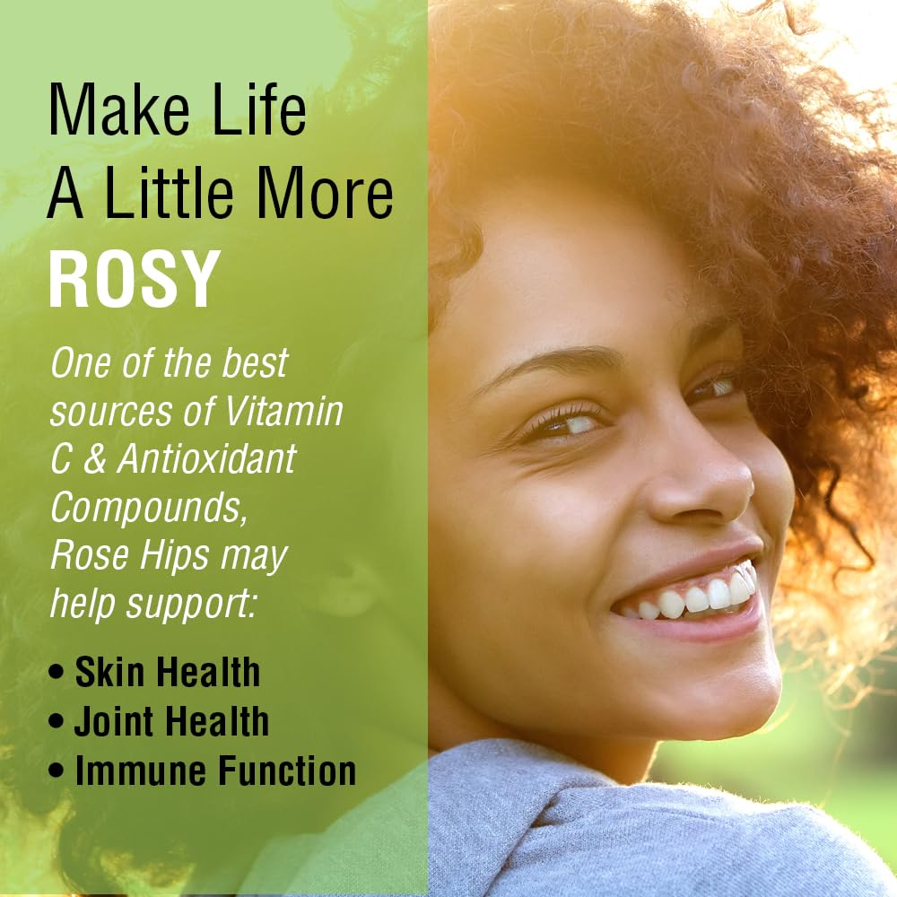 Solaray Rose Hips 550 mg Herbal Support - 100 Vegan Capsules - image 4