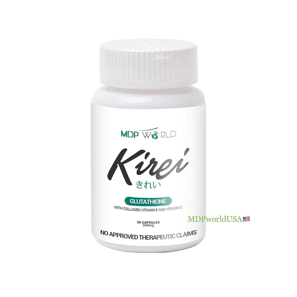 Mdpworldusa Kirei Glutathione Skin Whitening Capsule - 150 Capsules
