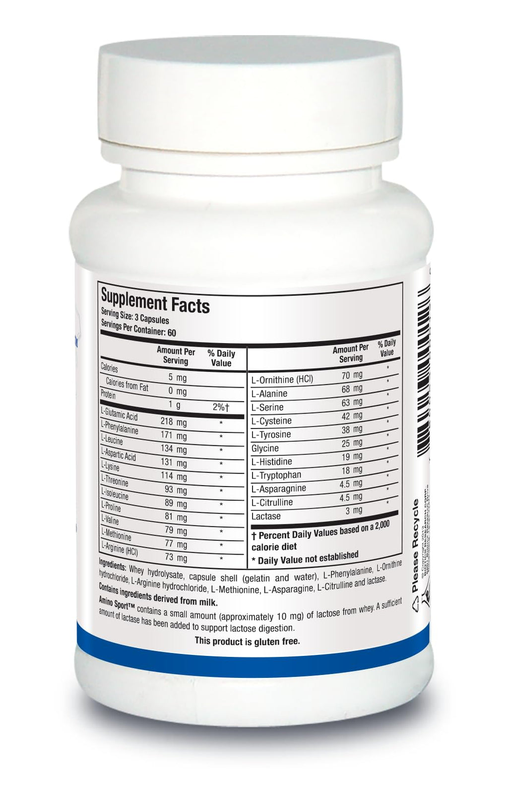 BIOTICS RESEARCH Amino Sport Essential Amino Acids - 180 Capsules - image 2