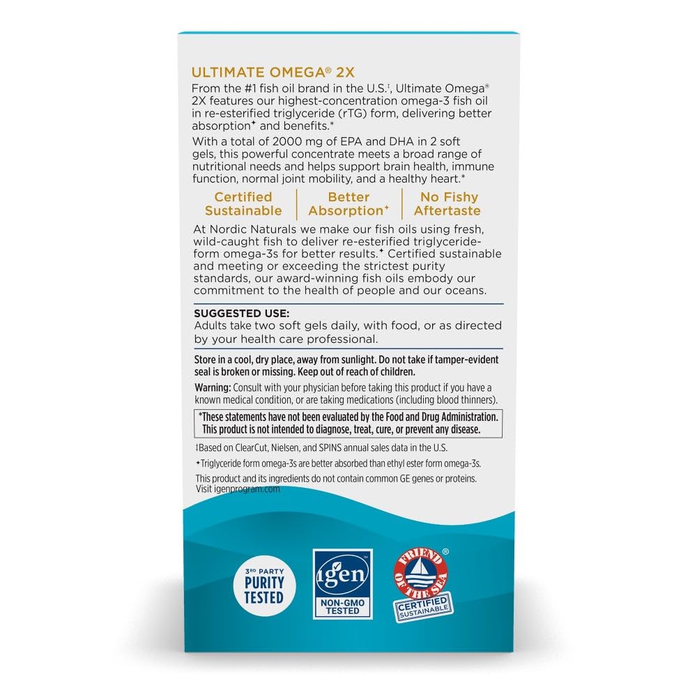 Nordic Naturals Ultimate Omega 2X