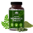 SAPTAMVEDA Natural Moringa Tablets - 500mg - 120 Tablets