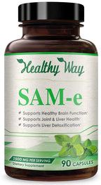 HealthyWayRx SAM-e 1500mg Supplement - 90 Capsules