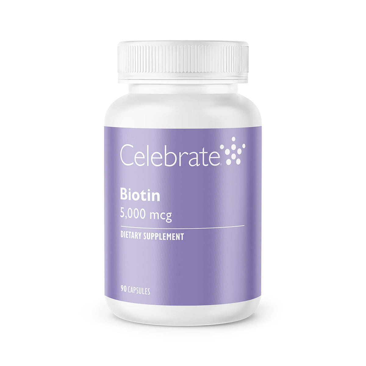 Celebrate Biotin 5,000 mcg - 90 Capsules