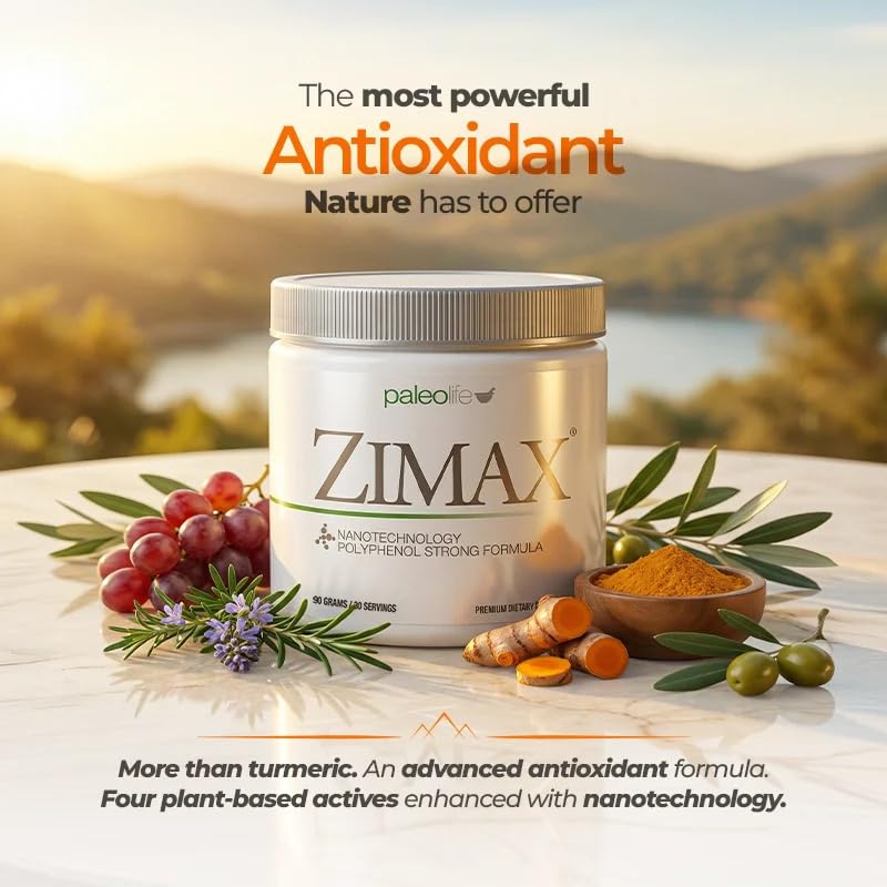 Paleolf ZIMAX Super ANTIOXIDANT - 100% Natural - High Absorption