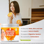 AV Orange Hydrolyzed Grass Fed Collagen with Vitamin C Powder - 198g - image 7