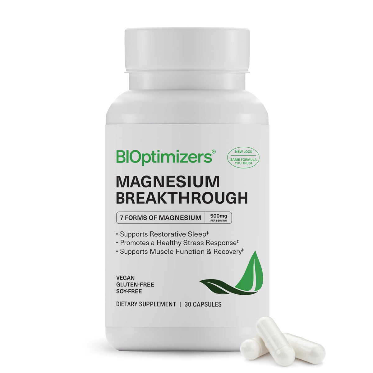 BiOptimizers Magnesium Breakthrough Supplement 4.2 - Has 7 Forms
