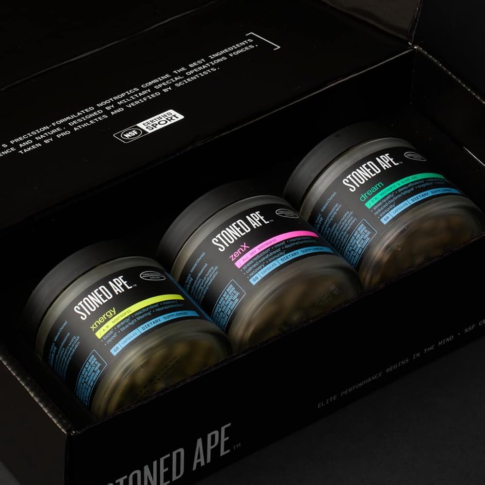 Stoned Ape Nootropack Complete AM/PM Nootropic Stack - 180 Capsules - image 7