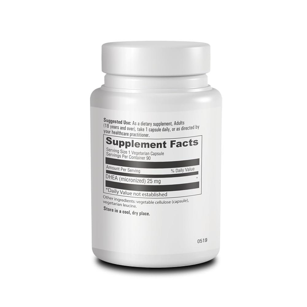 Julia T. Hunter M.D. Optimal DHEA 25mg - 90 Capsules - image 4