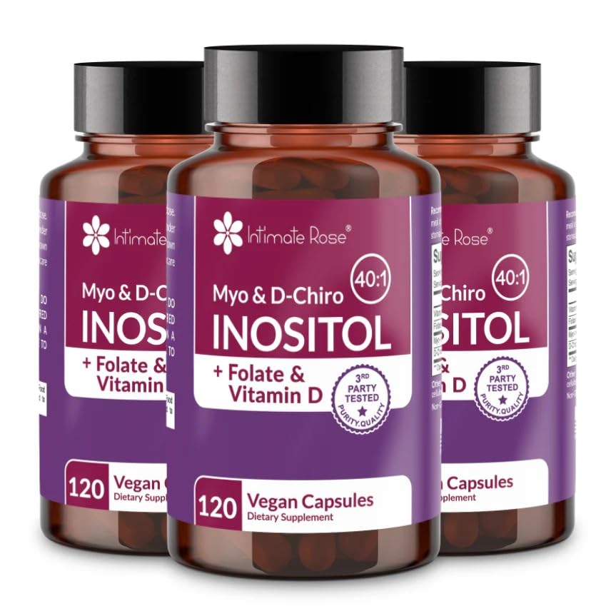 Intimate Rose Myo-Inositol & D-Chiro Inositol Capsules - 120 Count