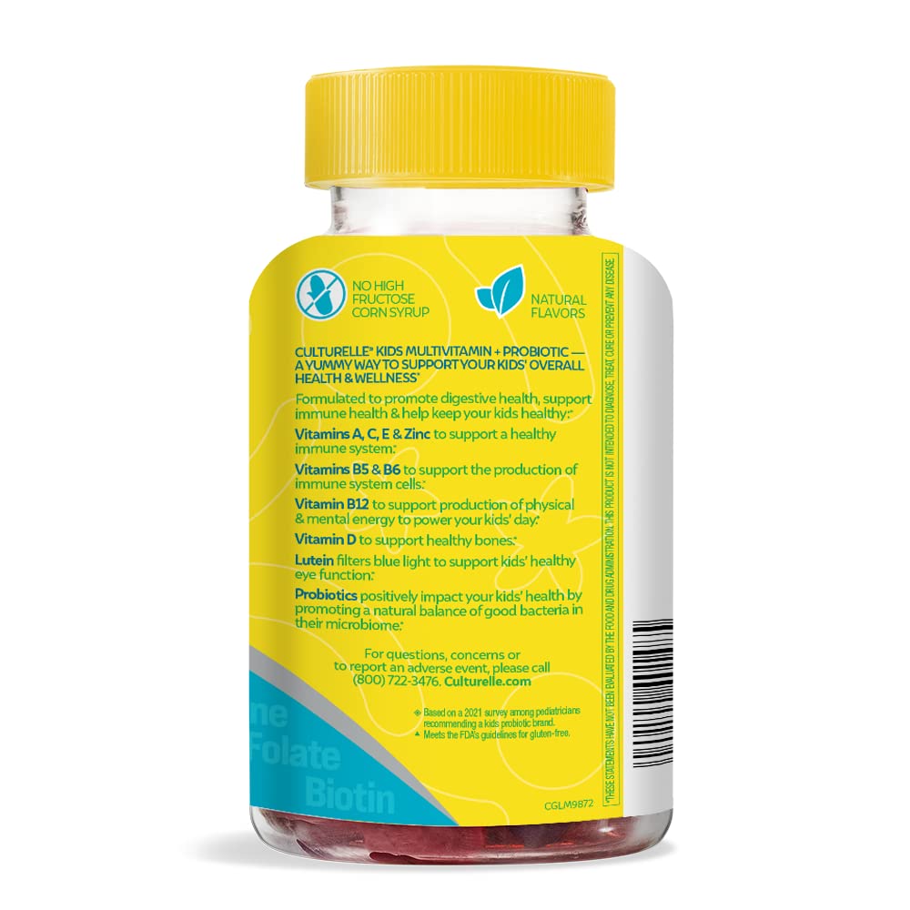 Culturelle Kids Multivitamin + Probiotic Gummies - 60 Count - image 2