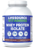 LifeSource Vitamins Grass-Fed Whey Isolate Double Chocolate - 6 lb
