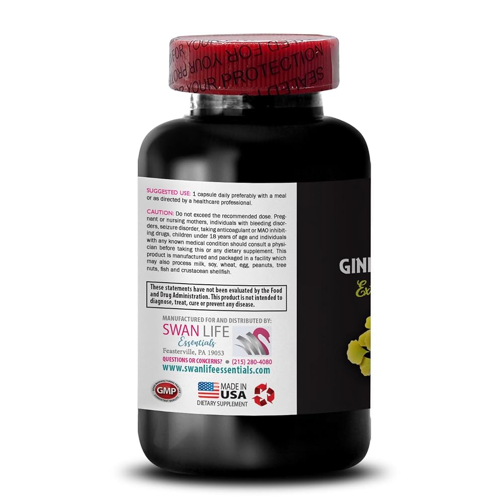 Swan Life Essentials Ginkgo Biloba Extract Capsules - 120 Capsules - image 3