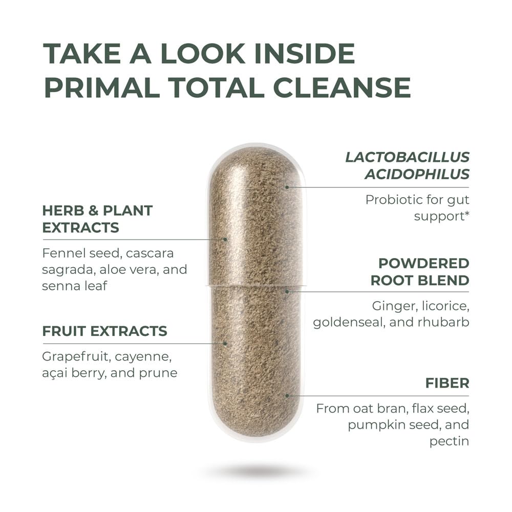 Primal Harvest Cleanse Daily Supplement - 60 Capsules - image 4