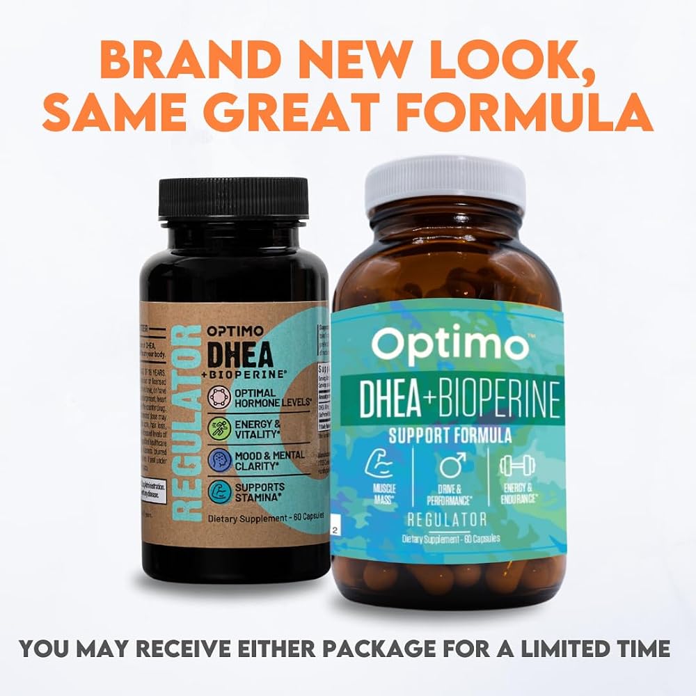 Optimo DHEA 50mg with BioPerine - 60 Capsules - image 2