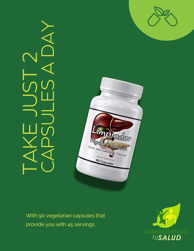 Manteniendo Tu Salud Liver & Gallbladder Cleanse - 90 Vegetarian Capsules - image 5