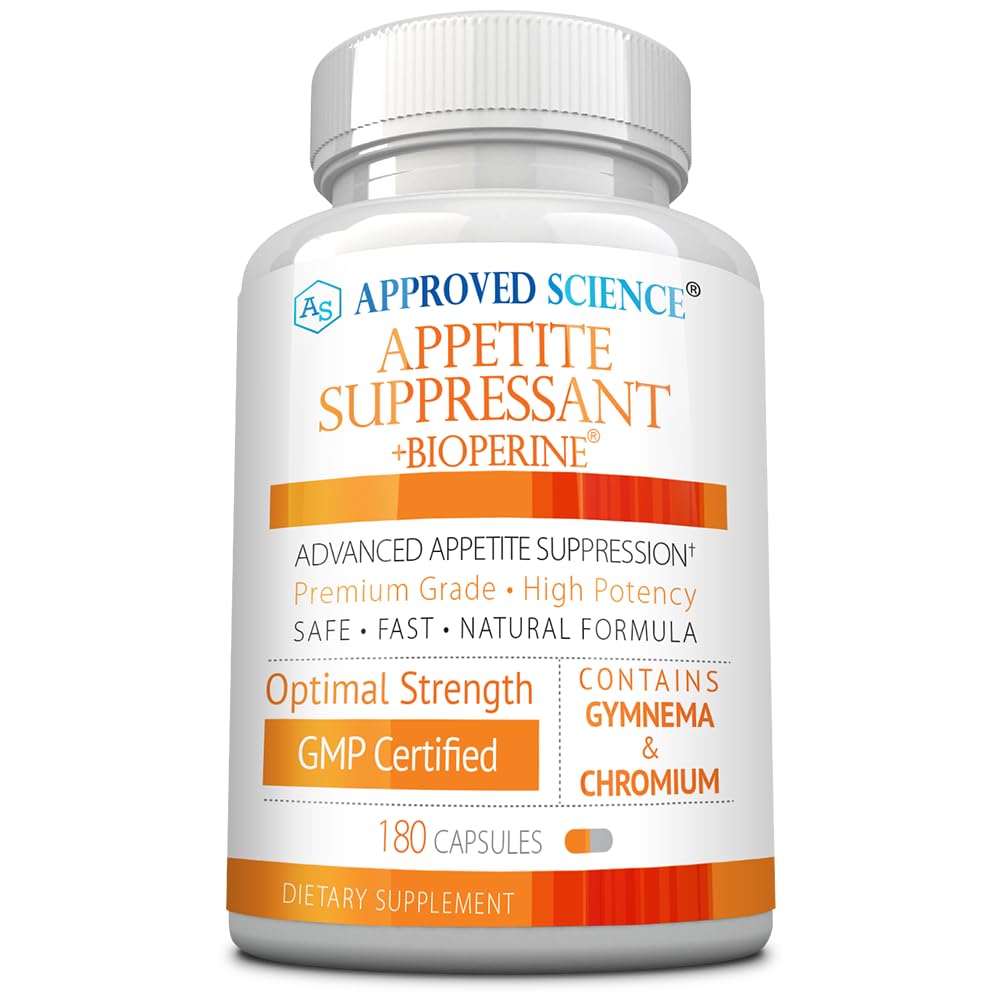 Approved Science Appetite Suppressant - 180 Capsules