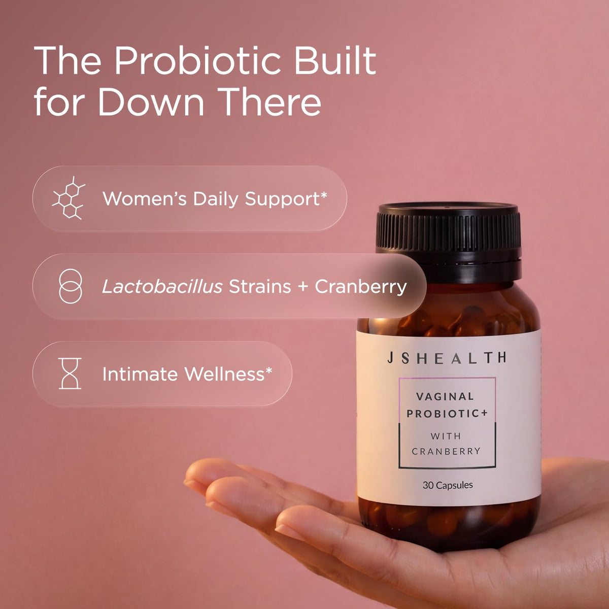 JSHealth Vaginal Probiotic for Women - 30 Capsules - image 2