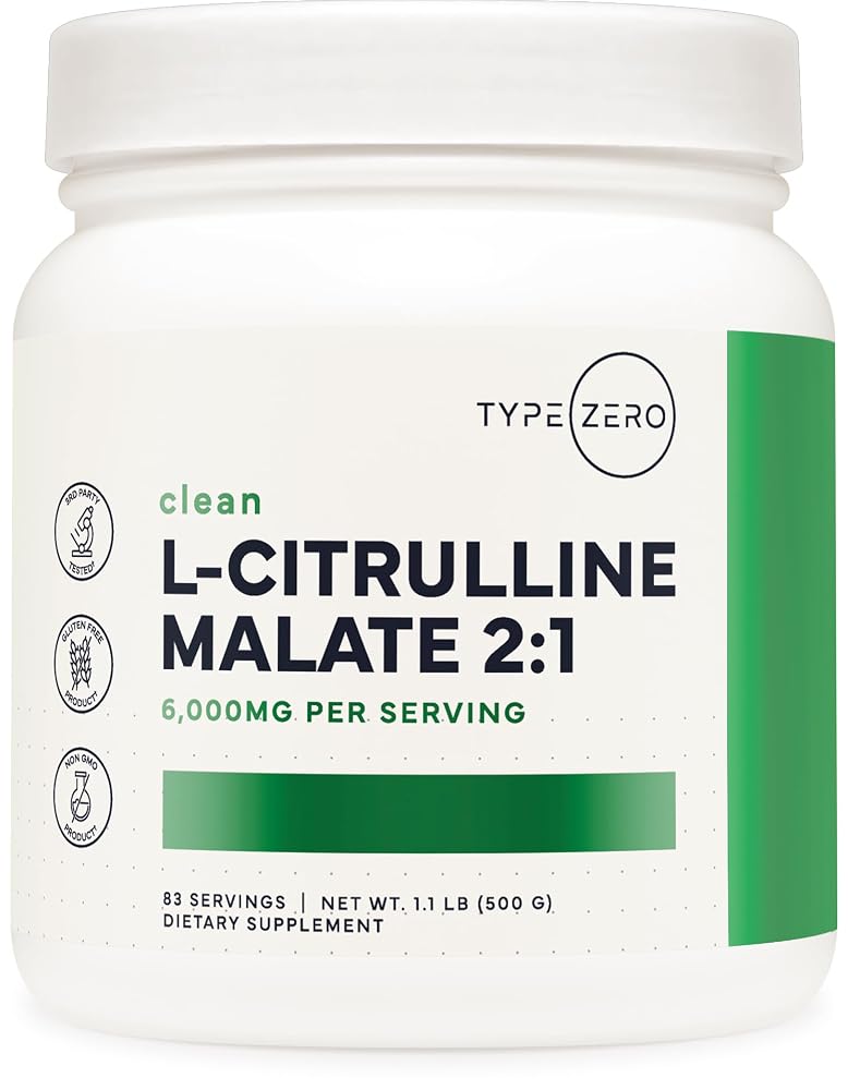 Type Zero Clean L-Citrulline Malate 2:1 Powder - 500g