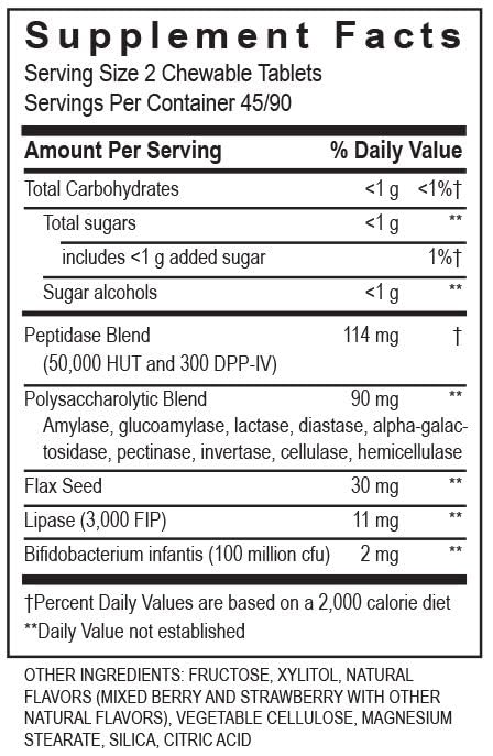 TRANSFORMATION Enzymes Kidz Digestive Enzyme Supplement - 180 Tablets - image 4