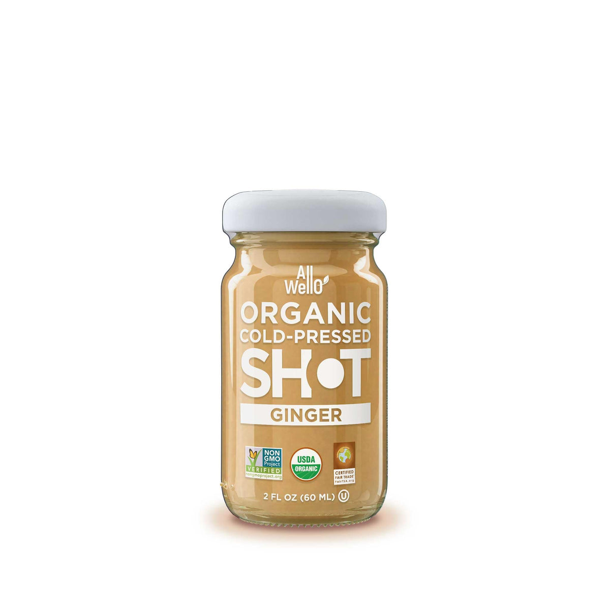 AllWellO Organic Cold-Pressed Ginger Shot - 6 Pack (2 fl oz each) - image 2