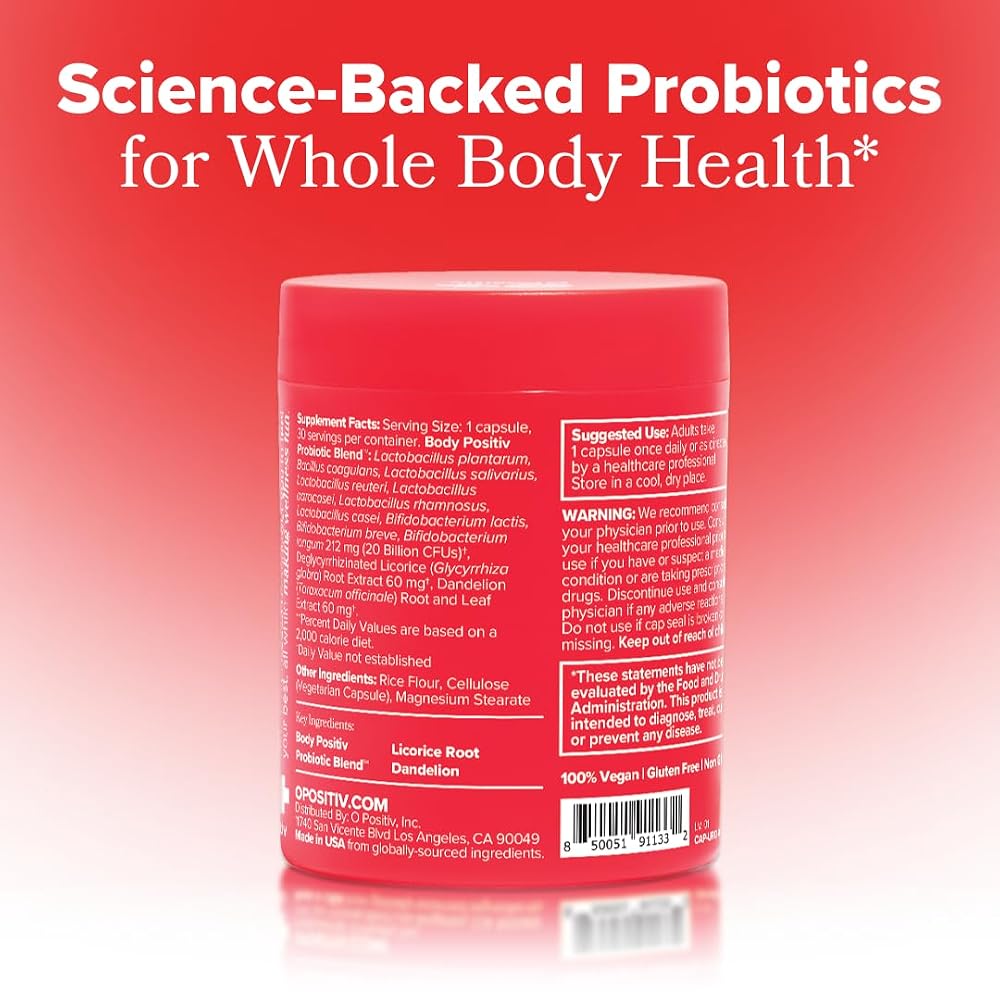 O Positiv URO Women's Probiotic 20B CFUs - 30 Capsules - image 8