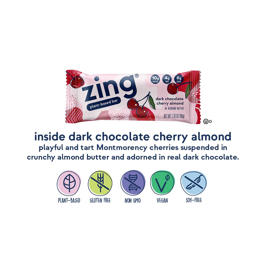 Zing Bars Plant Based Protein Bar