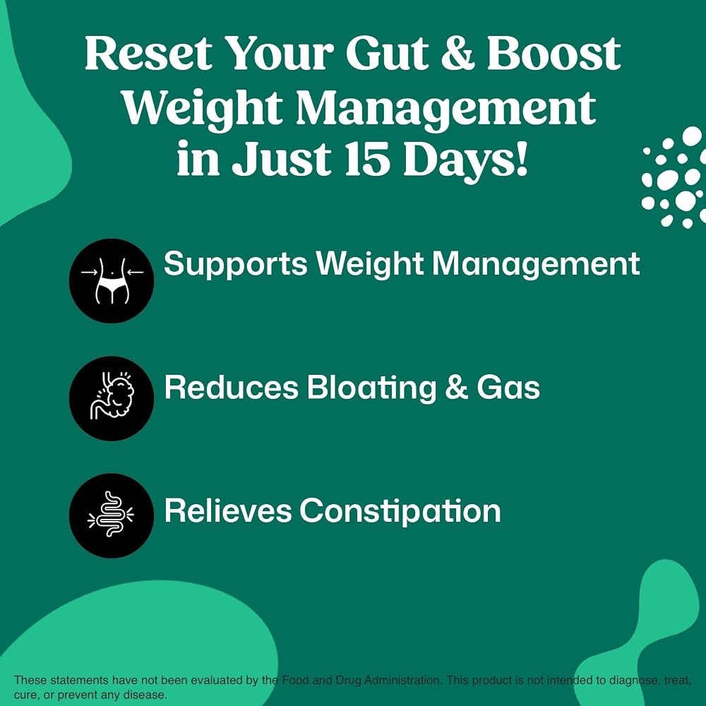 ColonBroom 15 Day Colon Cleanse & Detox, Probiotics & Magnesium