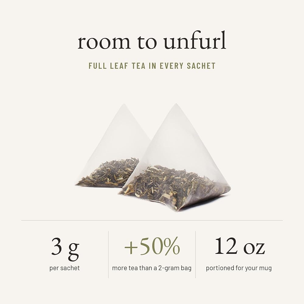 Paromi Organic Jasmine Green Tea - 15 Sachets - image 4
