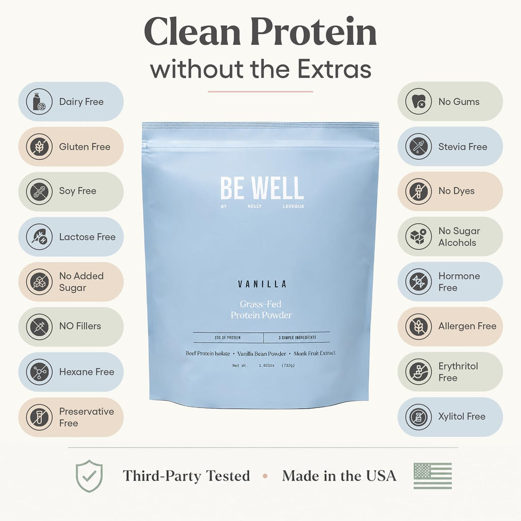 Be Well by Kelly Grass-Fed Beef Protein Powder - Swedish Grass-Fed