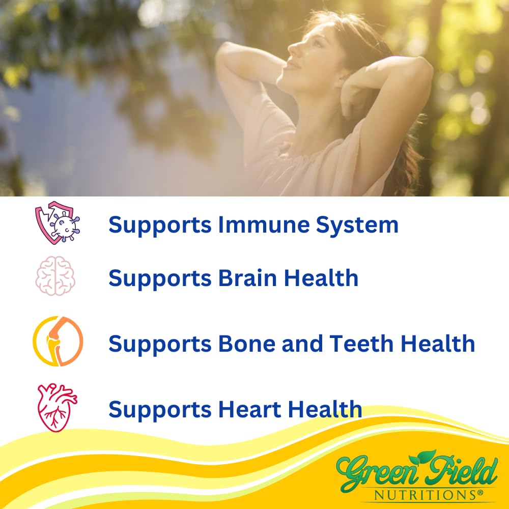 Greenfield Nutritions Halal Vitamin D3 2000 IU - 120 Softgels - image 2