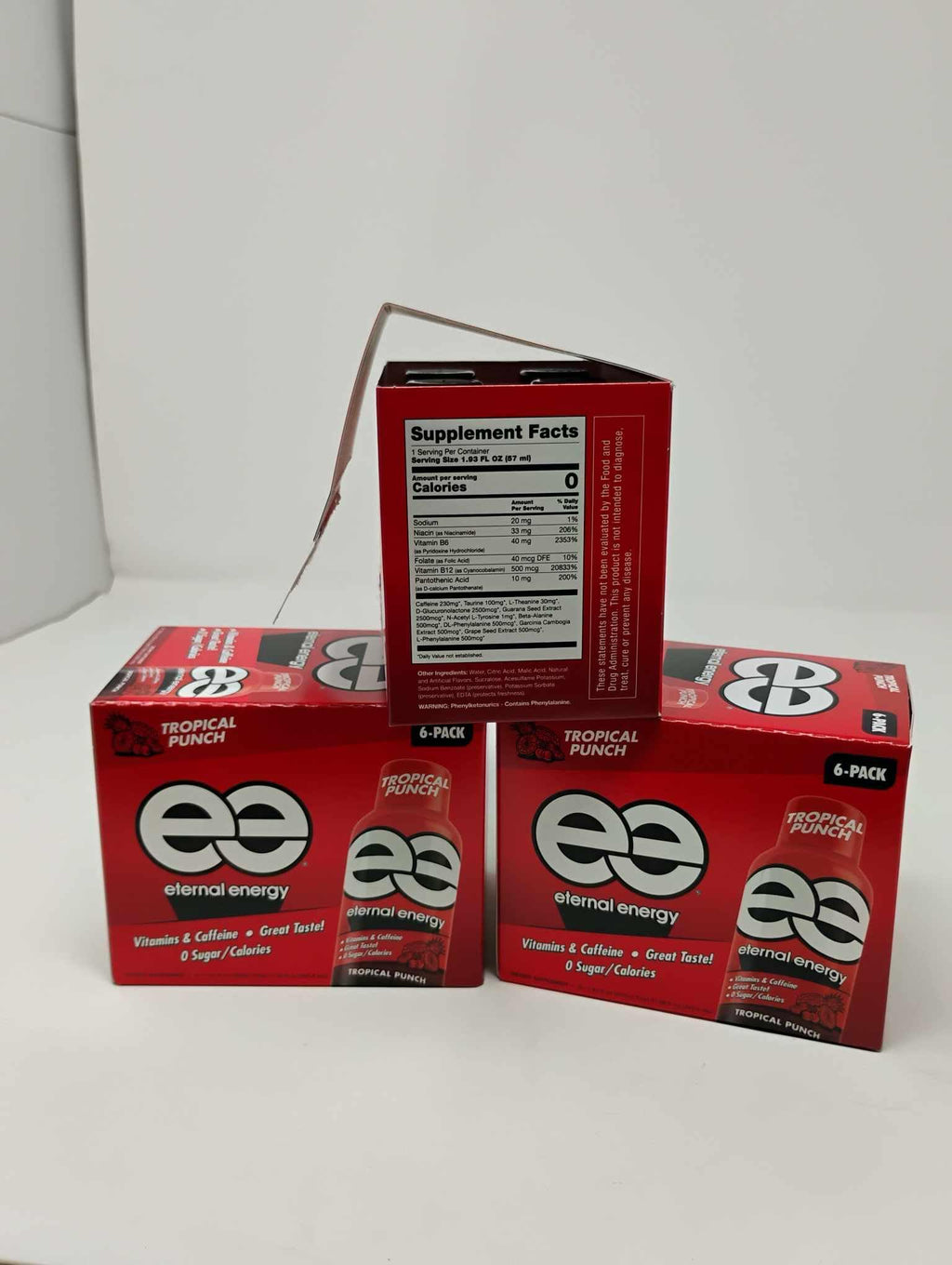 Eternal Energy Premium Energy Shot Tropical Punch - 18 Count - image 2