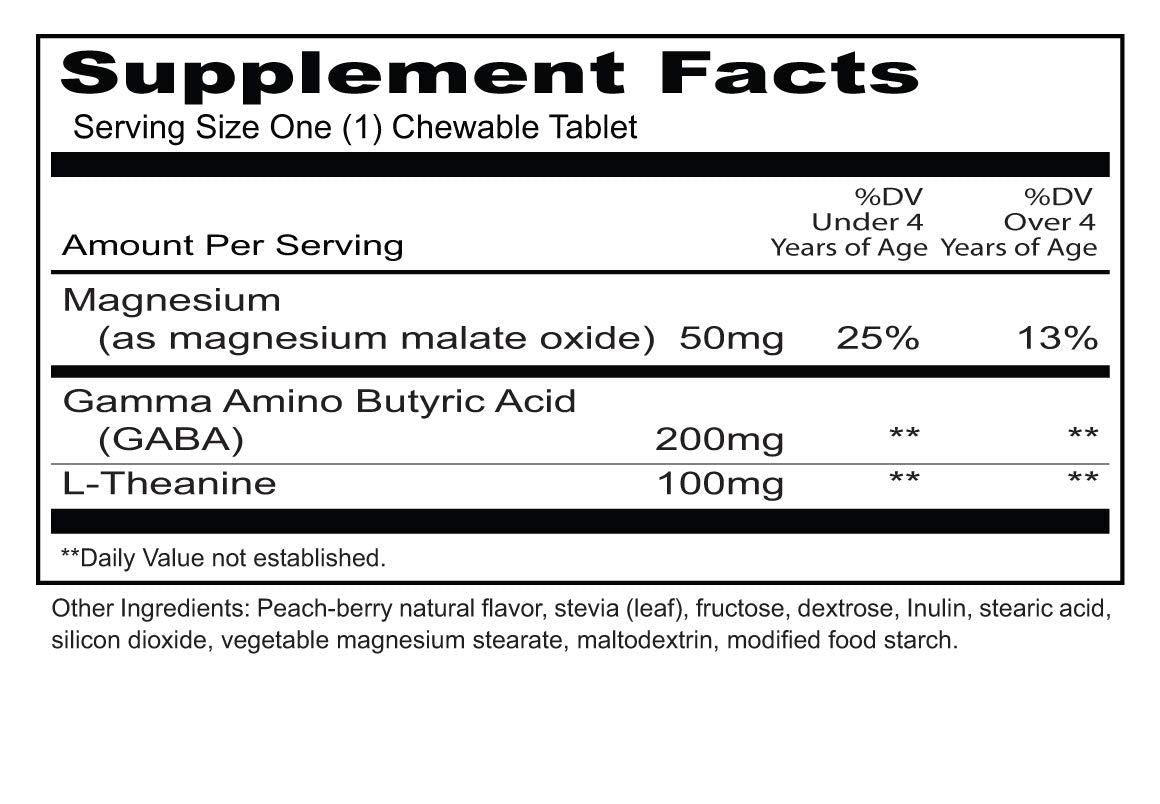 Priority One Kid Kalm Peach-Berry Chewable Tablets - 60 Tablets - image 2