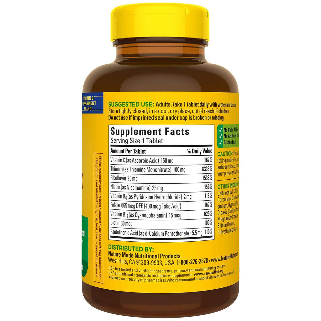 Nature Made Super B-Complex - 460 Tablets - image 2