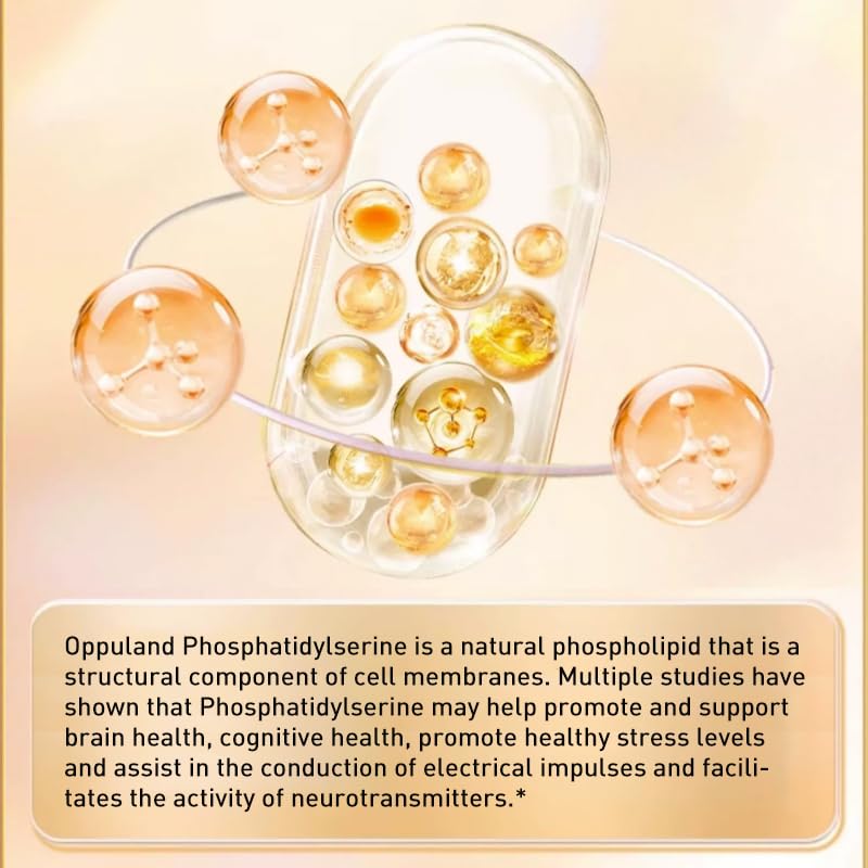 oppuland Phosphatidylserine with PQQ Brain Support - 30 Capsules - image 3
