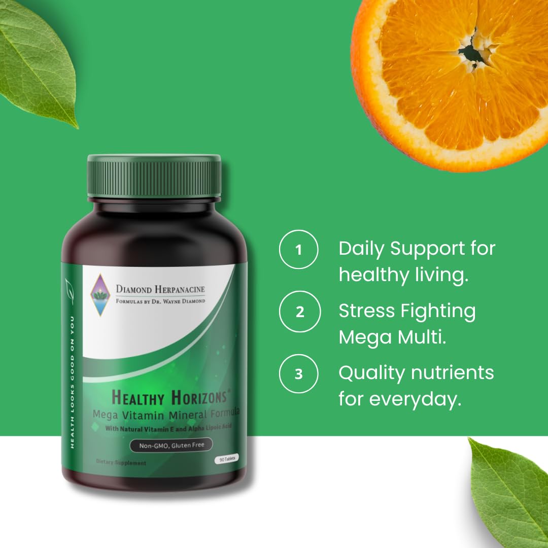 Herpanacine Diamond Healthy Horizons Multivitamin - 90 Tablets - image 5