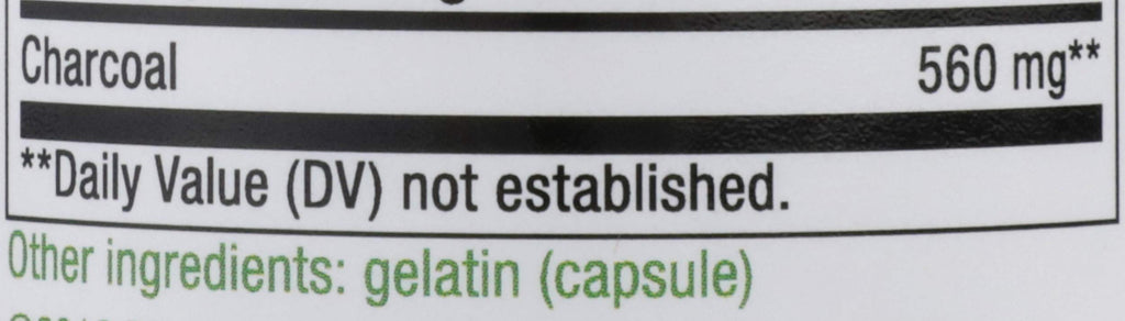 Nature's Way Activated Charcoal - 100 Capsules - image 4