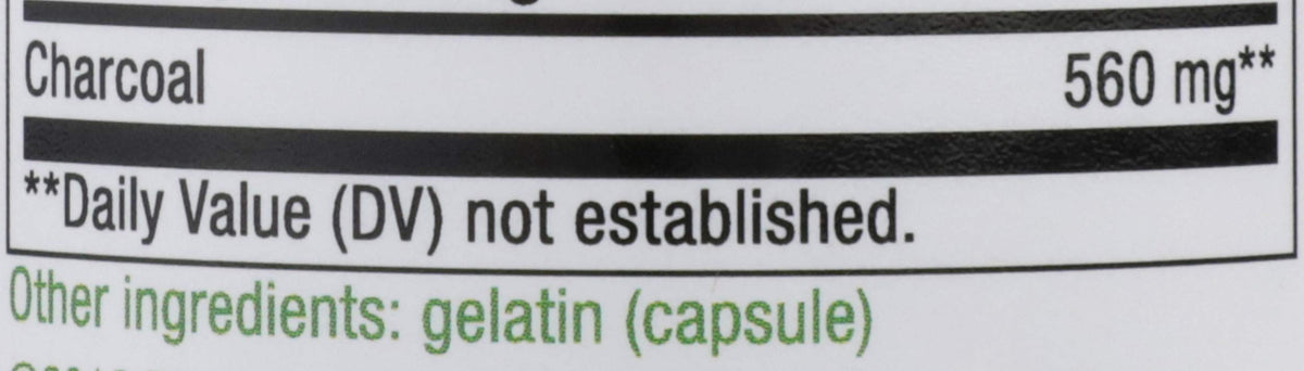 Nature's Way Activated Charcoal - 100 Capsules - image 4