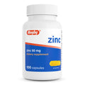 Rugby Zinc 50mg Capsules for Adults - 100 Count