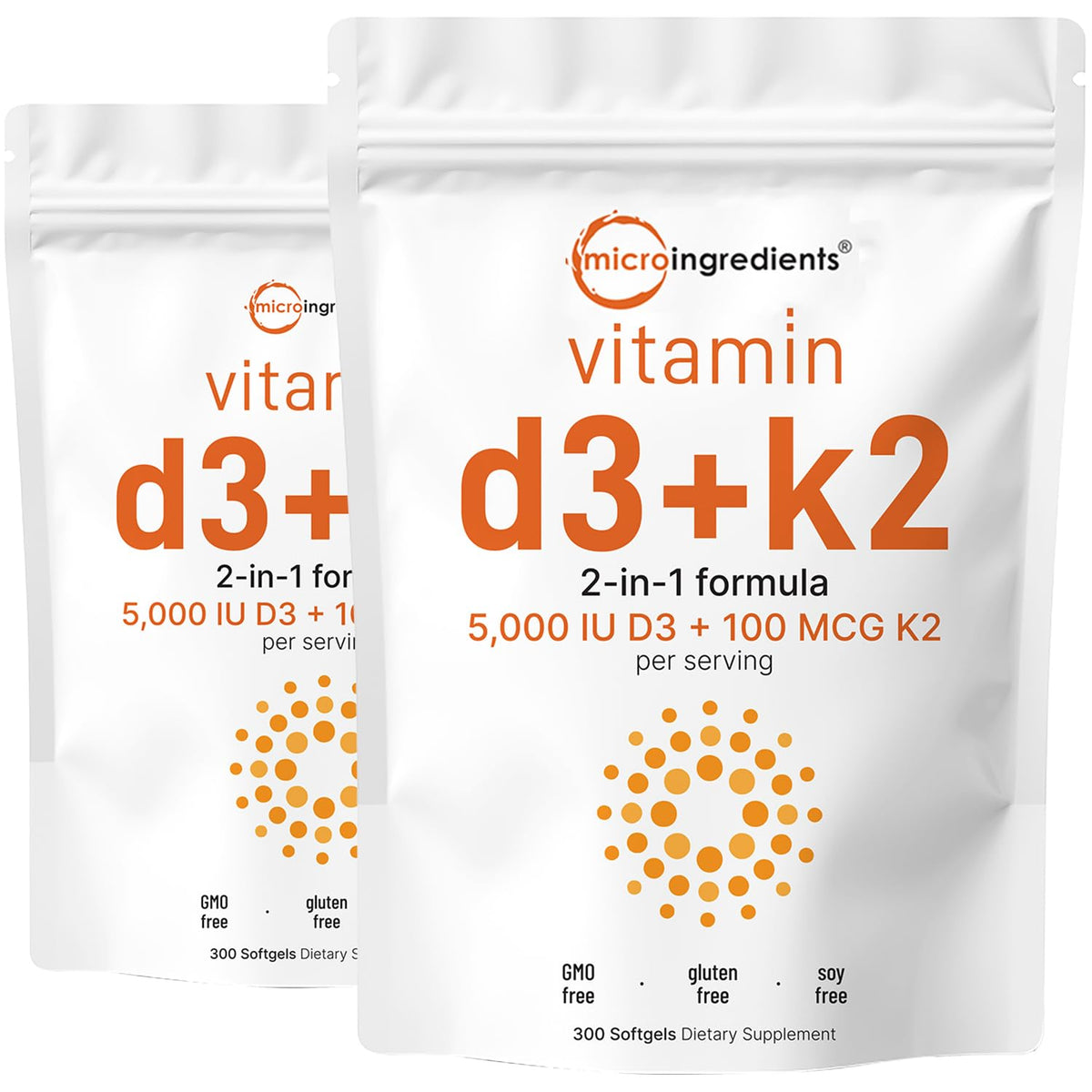 Micro Ingredients Vitamin D3 K2 5000IU Parent