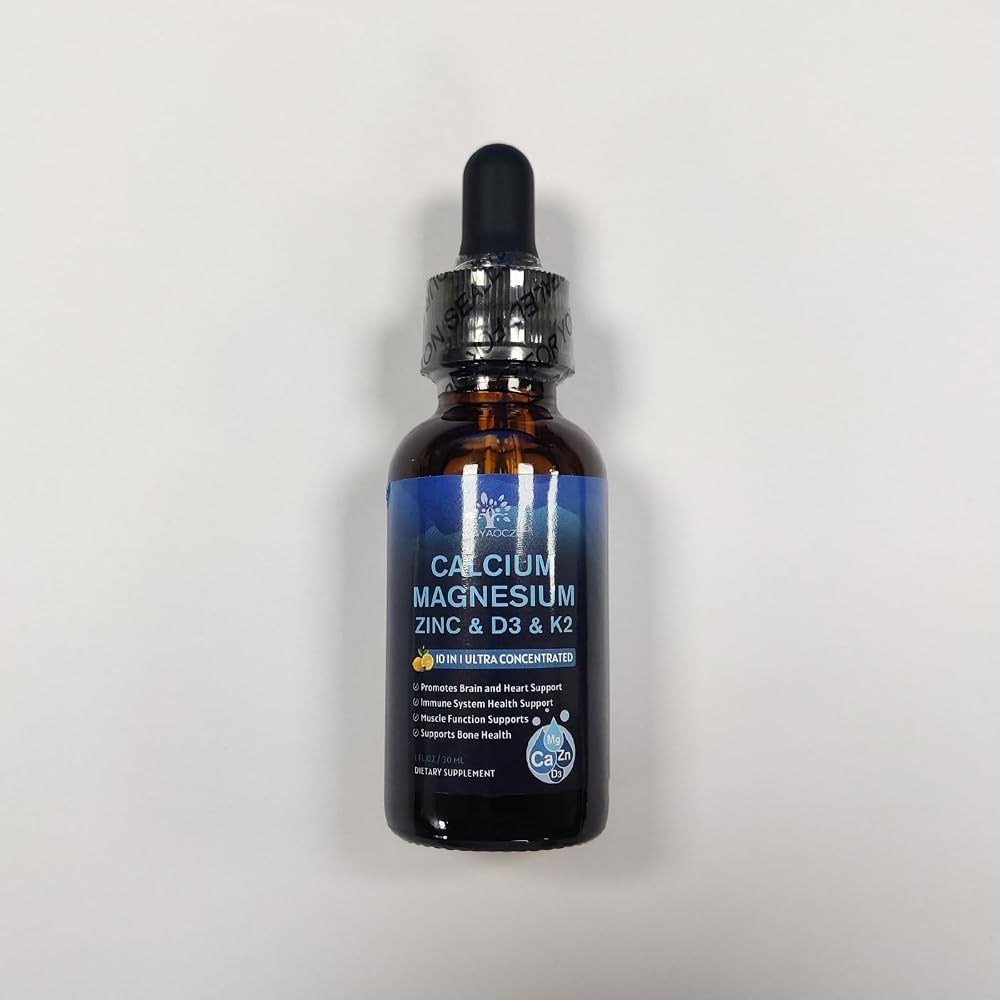 PAYAOCZ 10 in 1 Calcium Magnesium Zinc Liquid Drops Supplement