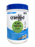 Cranked Naturals Vanilla Plant Protein Sport Recovery Drink Mix - 40 Servings