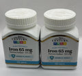 21st Century Iron 65 mg - 600 Tablets