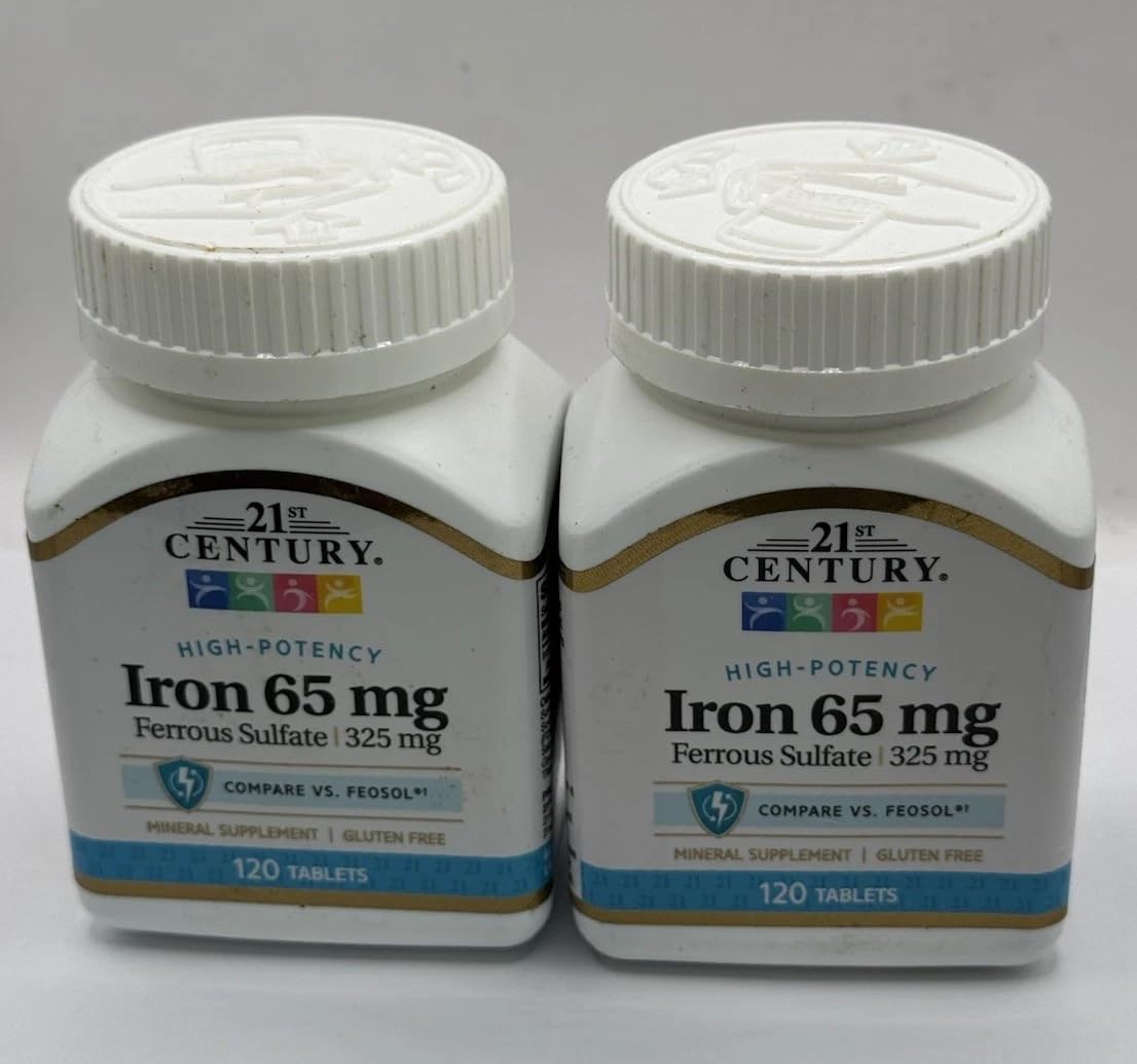 21st Century Iron 65 mg - 600 Tablets