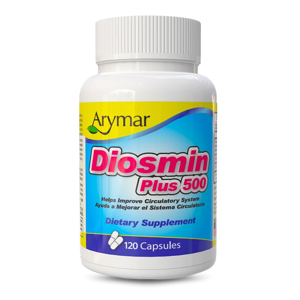 Arymar Diosmin Plus 500 Circulatory Support - 120 Capsules